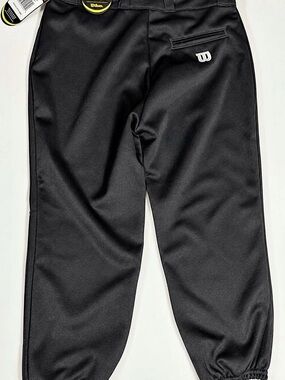 Wilson Youth Baseball Pant Black  Youth Large NWT